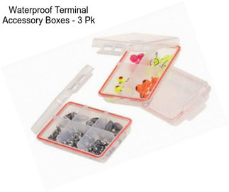 Waterproof Terminal Accessory Boxes - 3 Pk