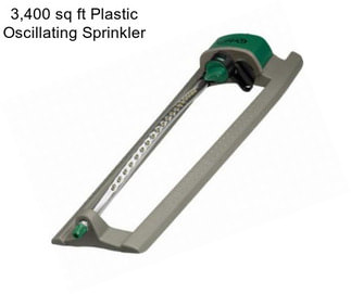 3,400 sq ft Plastic Oscillating Sprinkler