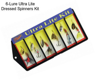6-Lure Ultra Lite Dressed Spinners Kit