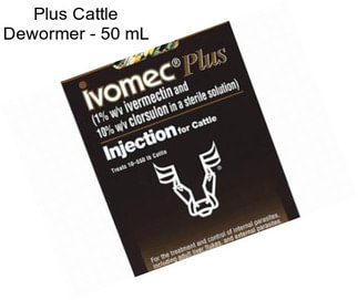 Plus Cattle Dewormer - 50 mL