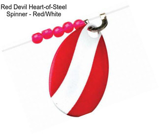 Red Devil Heart-of-Steel Spinner - Red/White