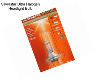 Silverstar Ultra Halogen Headlight Bulb