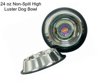 24 oz Non-Spill High Luster Dog Bowl