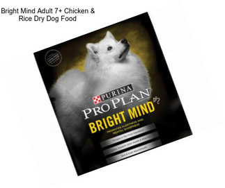 Bright Mind Adult 7+ Chicken & Rice Dry Dog Food