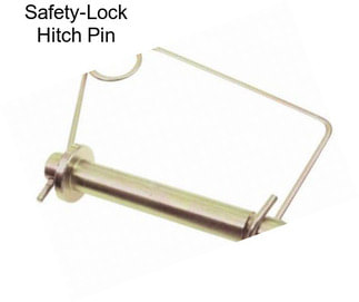 Safety-Lock Hitch Pin