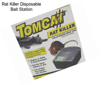 Rat Killer Disposable Bait Station