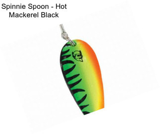 Spinnie Spoon - Hot Mackerel Black