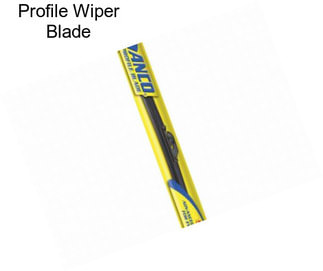 Profile Wiper Blade