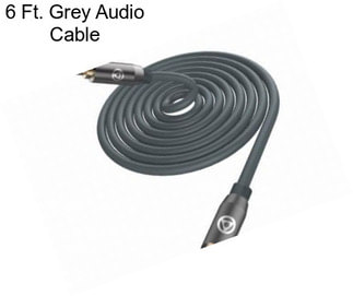 6 Ft. Grey Audio Cable