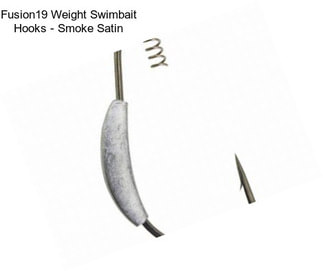 Fusion19 Weight Swimbait Hooks - Smoke Satin