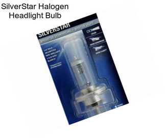 SilverStar Halogen Headlight Bulb