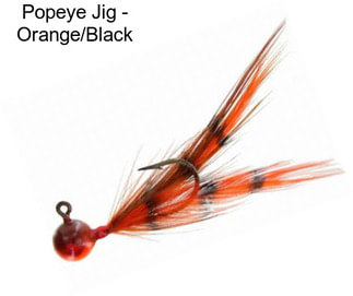 Popeye Jig - Orange/Black