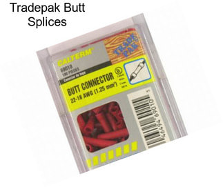 Tradepak Butt Splices