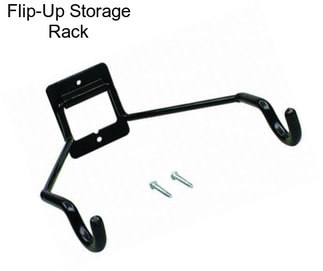 Flip-Up Storage Rack