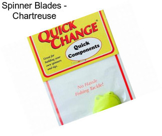 Spinner Blades - Chartreuse