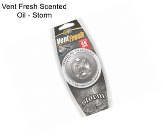 Vent Fresh Scented Oil - Storm