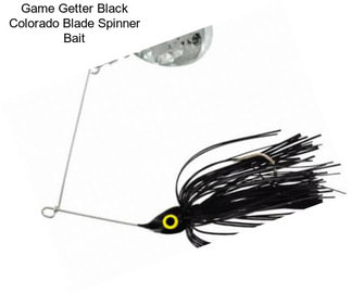Game Getter Black Colorado Blade Spinner Bait