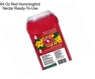 64 Oz Red Hummingbird Nectar Ready-To-Use