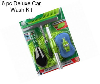 6 pc Deluxe Car Wash Kit