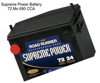 Supreme Power Battery 72 Mo 690 CCA