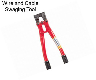 Wire and Cable Swaging Tool