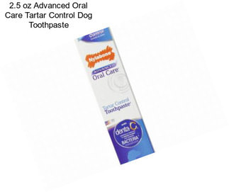2.5 oz Advanced Oral Care Tartar Control Dog Toothpaste
