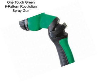 One Touch Green 9-Pattern Revolution Spray Gun