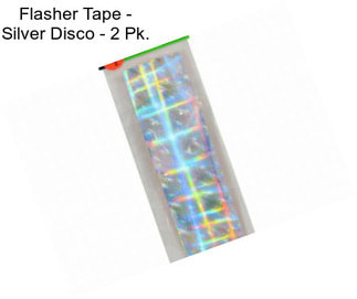 Flasher Tape - Silver Disco - 2 Pk.