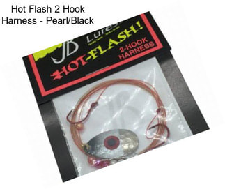 Hot Flash 2 Hook Harness - Pearl/Black