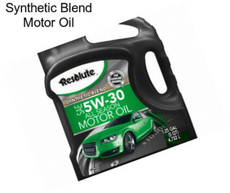 Synthetic Blend Motor Oil