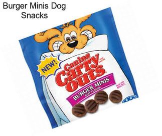 Burger Minis Dog Snacks
