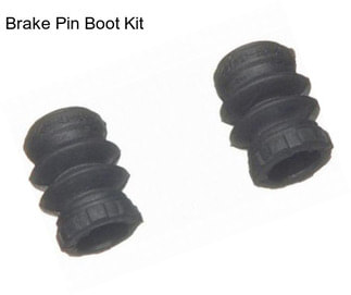 Brake Pin Boot Kit