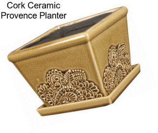 Cork Ceramic Provence Planter