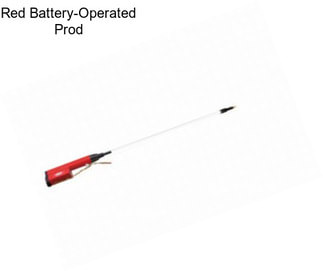 Red Battery-Operated Prod