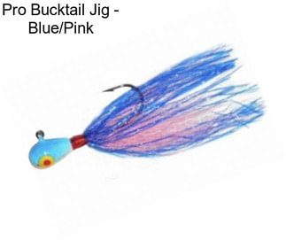 Pro Bucktail Jig - Blue/Pink