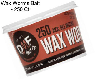 Wax Worms Bait - 250 Ct