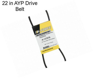 22 in AYP Drive Belt