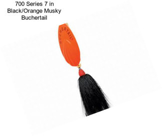 700 Series 7 in Black/Orange Musky Buchertail