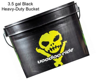 3.5 gal Black Heavy-Duty Bucket