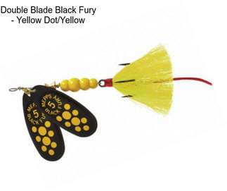 Double Blade Black Fury - Yellow Dot/Yellow
