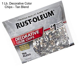 1 Lb. Decorative Color Chips - Tan Blend