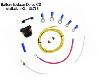 Battery Isolator Delco CS Installation Kit - 08768