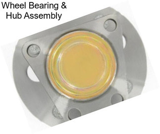 Wheel Bearing & Hub Assembly