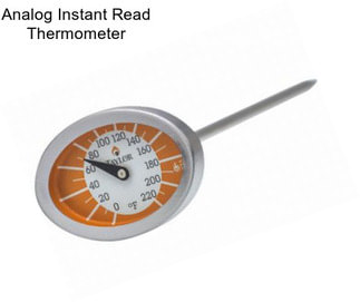 Analog Instant Read Thermometer