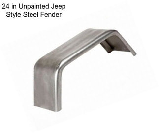 24 in Unpainted Jeep Style Steel Fender