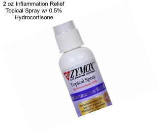 2 oz Inflammation Relief Topical Spray w/ 0.5% Hydrocortisone