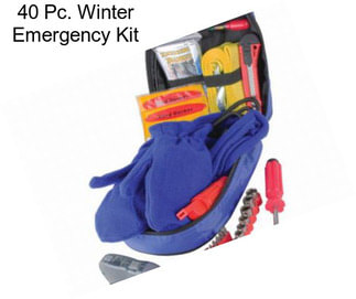 40 Pc. Winter Emergency Kit