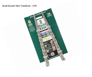 Small Smooth Wire TwistEnds - 5 Pk