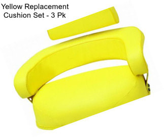 Yellow Replacement Cushion Set - 3 Pk