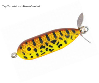 Tiny Torpedo Lure - Brown Crawdad